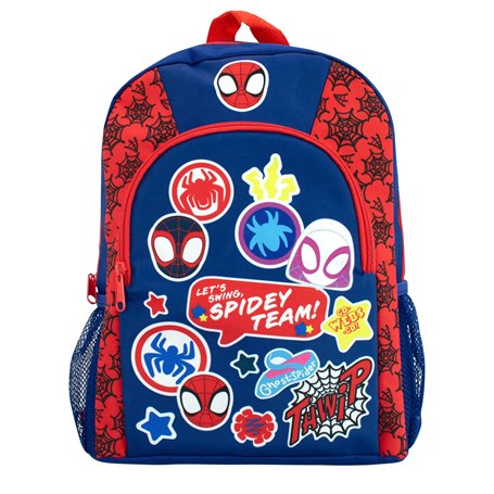 Marvel Sac à dos Spiderman | Spidey et ses amis incroyables sac à dos pour enfants I sac d'école pour garçons et filles I marcha