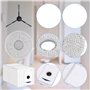 Focenat 19PCS Accessoires de Rechange pour ECOVACS DEEBOT T30 Pro Omni Aspirateur Robot, 1 Brosse Principale, 4 Filtres, 4 Bross