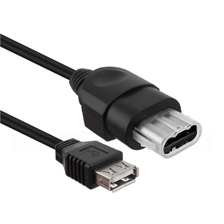 Câble Convertisseur USB Femelle vers 5 Broches pour Manette de Jeu compatible avec Xbox 1ère Génération Origine | 80cm | Pas pou