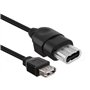Câble Convertisseur USB Femelle vers 5 Broches pour Manette de Jeu compatible avec Xbox 1ère Génération Origine | 80cm | Pas pou