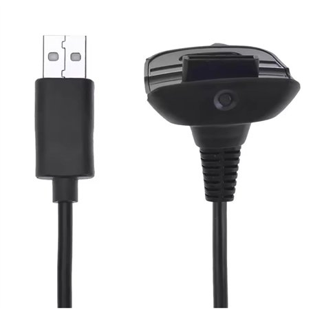 Panlouting Câble Chargeur USB compatible avec Manette Sans Fil Xbox 360 | 180cm | Chargeur pour Manettes de Jeu Sans Fil Xbox 36