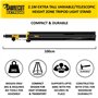 SabreCut SCLEDTRIPB Trépied télescopique extra haut à hauteur variable de 2,1 m pour lampe de travail projecteur de site équipem