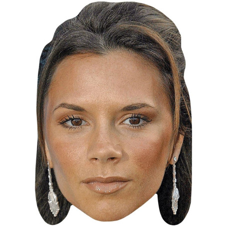 Victoria Beckham (Earrings) Big Head. Masque plus grand que nature.