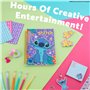 Disney Stitch Kit Journaling Kit DIY Enfant Ado Fournitures de Loisirs Créatifs Carnet de Notes A5 Autocollants Notes Autocollan