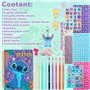 Disney Stitch Kit Journaling Kit DIY Enfant Ado Fournitures de Loisirs Créatifs Carnet de Notes A5 Autocollants Notes Autocollan