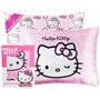 Hello Kitty Taie d'oreiller en Satin 48x66 cm pour Femme Fille et Ado