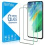 MAYtobe 2 Pièces Verre Trempé pour Samsung Galaxy S21 FE 5G