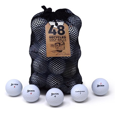 Second Chance Srixon 48 Balles de golf de récupération Qualité supérieure Grade A