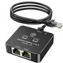 KiWiBiRD doubleur rj45 Switch ethernet 2 Port repartiteur Cable ethernet Double Sortie Splitter gigabit 1000Mbps pour câble Cat
