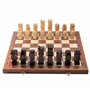 Jeu d'échecs en Bois de Luxe Unique ORAVA Deluxe 50cm / 19.7in 100% Fait à la Main. Échiquier Inlaid et 32 Sculptures Authentiqu
