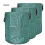 Ram® Sacs à déchets de jardin très résistants – 272 litres – 3 sacs – Poignées industrielles et tissu – Sacs à déchets verts – R