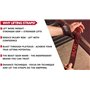 Sangles de Levage de Musculation/Halérophilie Beast Gear – Bandes Straps Rembourrées Support de Poignet Professionnelles avec Gr
