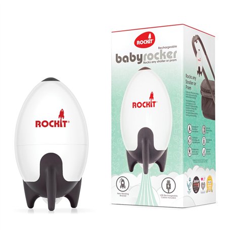 Rockit Rocker Rechargeable - Aide au Sommeil de Bébé Berce et S’adapte à Toute Poussette Cane