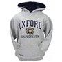 Oxford University OU129K Sweat à capuche unisexe pour enfant Gris - Gris - 9-10 ans