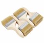 Kurtzy Pinceaux Peinture Mur (Lot de 12) Largeur Brosse 101,6 mm Taille Totale 21,5 cm - Pinceau Plat Peinture Pro Parfait pour