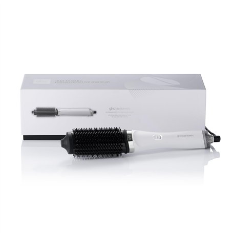 ghd - Brosse soufflante ghd Duet Blowdry - Brosse 2-en-1 (Blanc) - Sèche et coiffe sans dommage - 3x plus de volume sans frisott