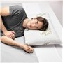 Flowen Oreiller Memorie Forme Coussin Ergonomique Cervical Idéal pour Le Soutien du Cou et de la Tête Orthopédique Anti Ronfleme