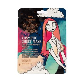 Mad Beauty - Masque cosmétique en tissu pour le visage Sally à la Prune L'étrange Noël de Monsieur Jack - 25 ml