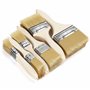 Kurtzy Lot de 30 Pinceaux Peinture Mur - 6 Tailles 1,3 à 10 cm - Pinceau Plat Peinture Pro Parfait pour la Peinture sur Écailles