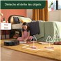 iRobot Roomba Combo 10 Max - Robot Aspirateur Laveur 2en1 avec Station - Autovidage/Remplissage et Nettoyage de lingette - Carto