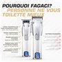 Fagaci Tondeuse Cheveux Hommes Professionnel avec Puissance Turbo pour Coupe Précise! 5H/3H Batterie Tondeuse Homme, Rasoir Barb
