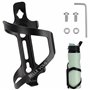 Belle Vous Porte Bidon Noir à Rangement Latéral pour Vélo - Porte Gourde Léger et Sportif pour Le Vélo - Support Porte Bouteille