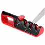 Belle Vous Aiguiseur de Couteau - Affuteur Manuel pour Couteaux et Ciseaux de Cuisine - 6 Angles Réglables - Kit Aiguisage et Af