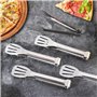 Lot de 5 pinces de cuisine en acier inoxydable de 22,9 cm