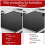 5 Pcs Set Tapis de Cuisson 22cm 24cm 35x25cm, Tapis Protection Plaque Induction, Résistant à la Chaleur 240°C, Résistante Huile,