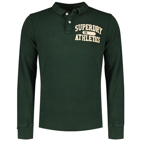 Polo T-shirt Superdry Vintage Athletic LS Hommes