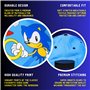 Sonic The Hedgehog Lunettes de Soleil et Casquette pour Garçons, Lunettes de Soleil Design Sonic Protection UV, Casquette D'été 