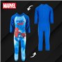 Marvel Spiderman Maillot de Bain Garçon, Maillot de Bain Protection UV, Ensemble de Natation Une Pièce, T-Shirt et Pantalon de B