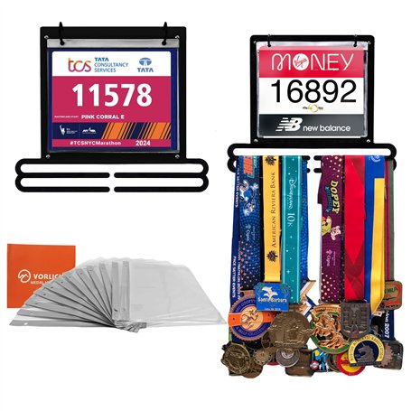 Vorlich Présentoir à médailles pour course à pied jusqu'à 50 médailles