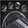 Raquex Enigma Housse de Protection rembourrée pour Raquette de Padel pour 1 Raquette de Padel – Noir – pour Homme et Femme – Le