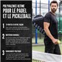 Raquex Enigma Housse de Protection rembourrée pour Raquette de Padel pour 1 Raquette de Padel – Noir – pour Homme et Femme – Le