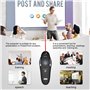 August LP205 Télécommande PowerPoint Laser Diaporama Pointeur Rouge pour Diapo et Présentation Professionnelle à distance Sans F