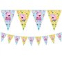 Procos 1 guirlande fanions Peppa pig multicolore taille unique