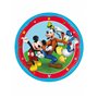 Procos- Folat 93822P Assiettes Papier FSC Mickey Mouse 23cm-8 pièces