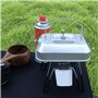 TIYASTUN Bouilloire de Camping 0,7L Portable en Aluminium Cafetières et théières de camping Pour faire bouillir de l'eau du thé 