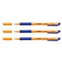 STABILO PointVisco Lot de 3 stylos roller avec formule gel innovante Bleu