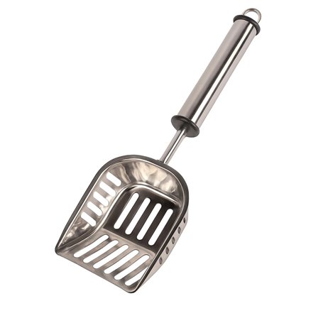 Flamingo Pelle à litière pour Chat Ian acier inox - 31