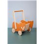 Trixie - Chariot de marche à pousser en bois certifié FSC pour enfant à parir de 18 mois - Mr. Fox (Renard)