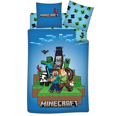 Parure de Lit 3 Pièces Minecraft Ready to Survive