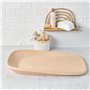 Nattou Matelas à langer, Ergonomique et Hygiénique, 70 x 50 cm, mousse PU, couleurs pêche