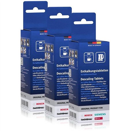 BSH Lot de 3 x 6 pastilles détartrantes Bosch Siemens