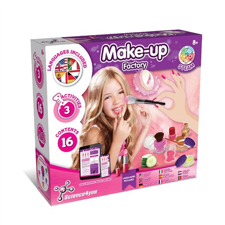 Science4you Kit de Maquillage pour Enfants - Maquillage pour Filles pour Faire du Rouge à Lèvres