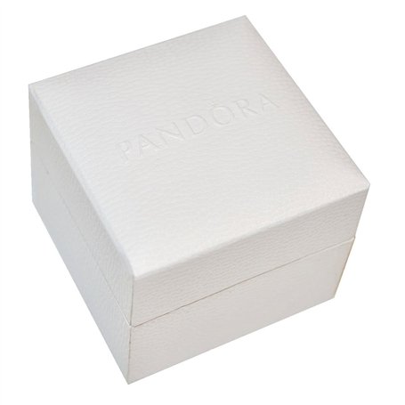 Pandora femme-boîte à bijoux en tissu blanc-p4013