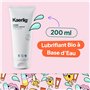 Kaerlig Lubrifiant Bio à Base d’Eau 200 ml - Compatible avec Préservatifs, Non Parfumé, Adapté aux Peaux Sensibles - Ne Tache Pa