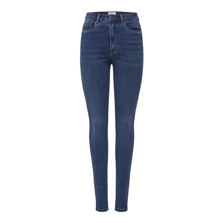 ONLY - Jean pour femme - Coupe Skinny - Taille haute - Bleu roi
