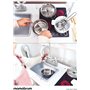Mamabrum Grande Cuisine en Bois Enfant - Cuisine Jouet avec Four, Réfrigérateur, Lave-Linge, Tablier Chef, Accessoires - 81 x